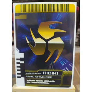Thẻ Sưu Tập Kamen Rider Final Attackrider Hibiki