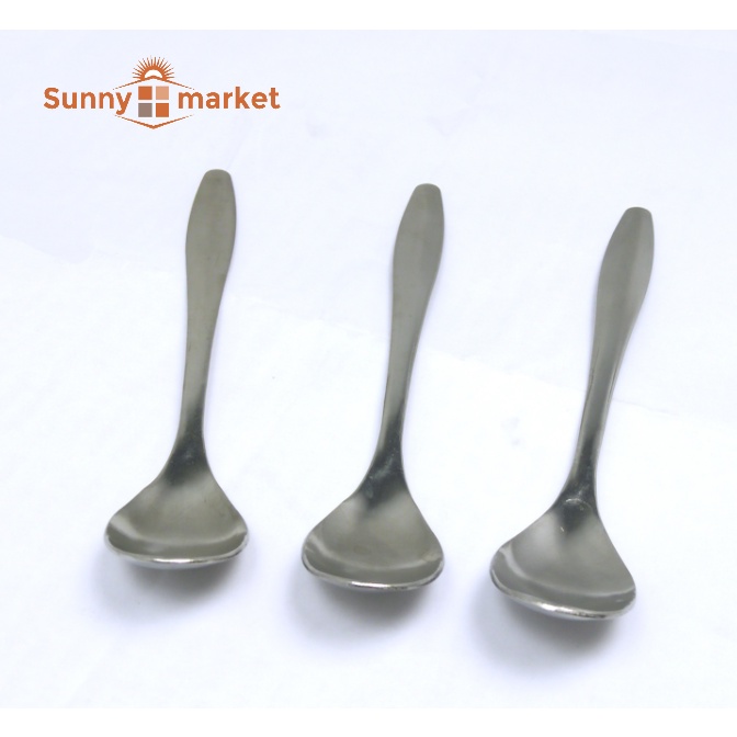 Bộ 10 muỗng cà phê inox loại đẹp HT-01 dài 12cm