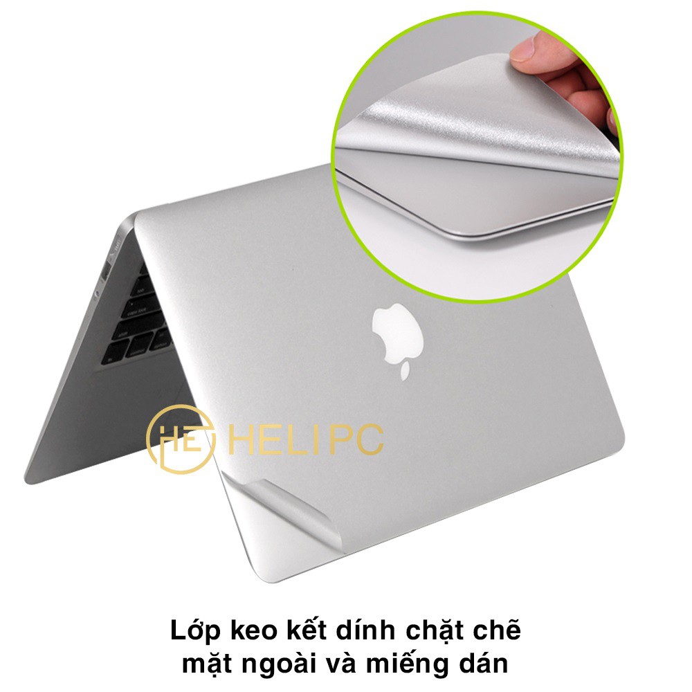 Dán lưng MacBook Air M1 2020 và Dán mặt đáy Macbook Air M1 2020 - Bộ bảo vệ mặt ngoài Macbook Air