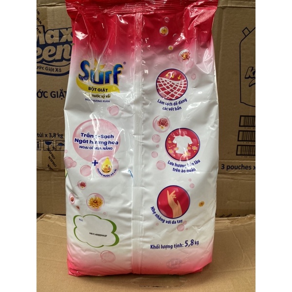 Bột giặt Surf hương Nước xả vải 5,8kg