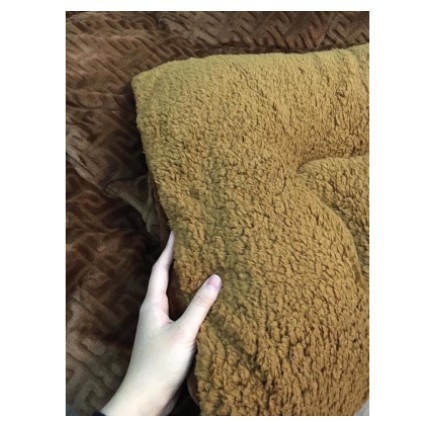Chăn Lông Cừu Chữ Vạn Hàng Loại 1 Siêu Ấm Cao Cấp Nhập khẩu