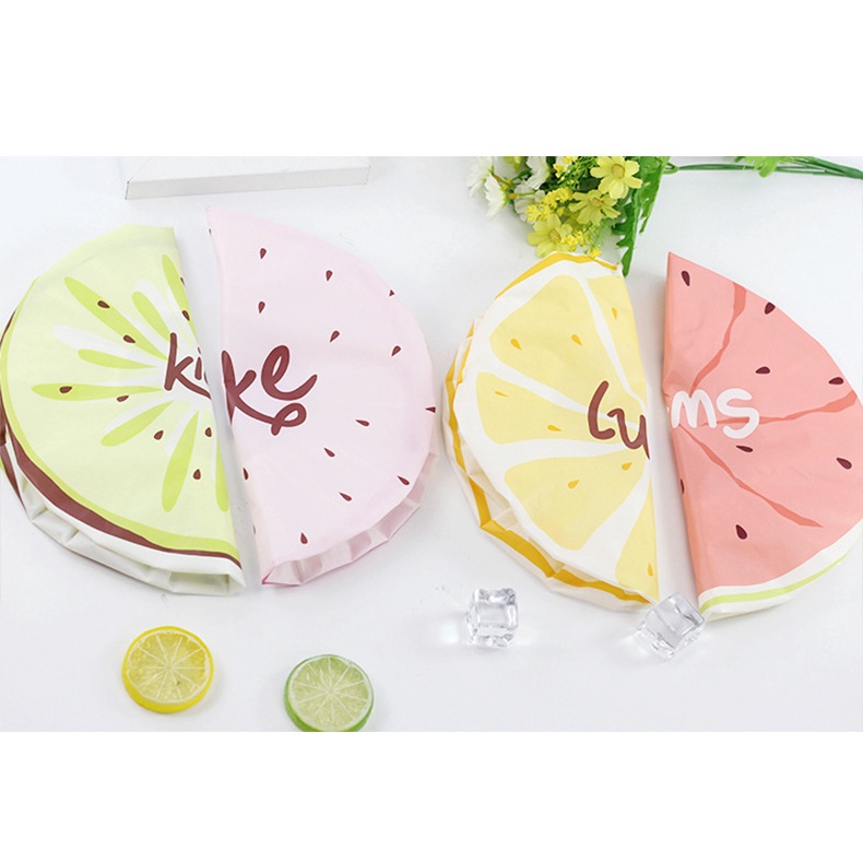 Mũ Trùm Đầu/ Trùm Tóc Chống Thấm Nước Khi Tắm Hoặc Ủ Tóc Thời Trang - Họa Tiết Trái Cây Mũ Trùm Đầu Chống Khói Chống Thấm Nước Họa Tiết Trái Cây Dễ Thương Cho Nhà Bếp