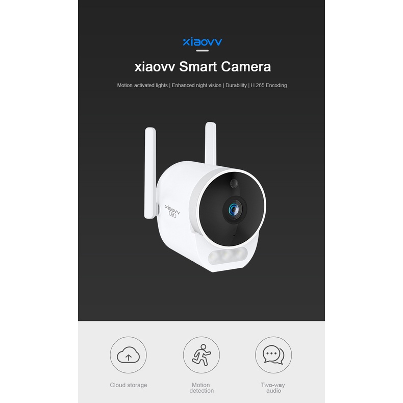Camera Giám Sát Xiaomi Xiaov Pro 2K HD Kết Nối WiFi Kèm Phụ Kiện