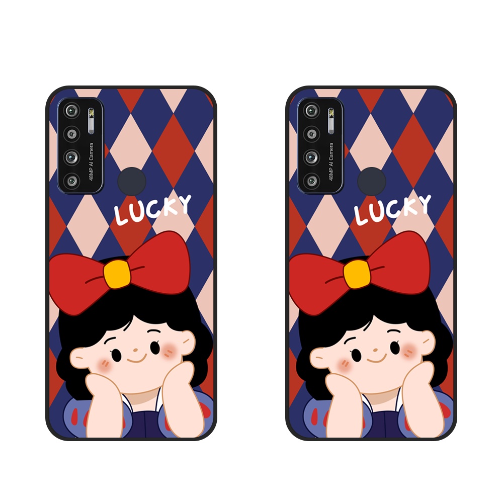 Ốp lưng Vsmart Joy 3/Joy 4/Active 3/Bee 3/Live/...dẻo đen hình Bạch Tuyết