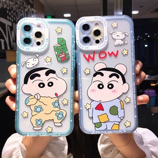 Ốp Điện Thoại Trong Suốt Hình Cậu Bé Bút Chì Cho OPPO A52 Realme 5i 8 9 C11 C20 C21 C25 A72 A16 A74 A54 A55 A53S Reno 5F A76 A36 A96 A94 A15 A15s A31
