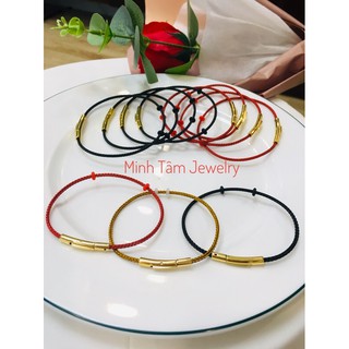 Vòng tay dây cước đeo charm size dây nhỏ 2mm-Minh Tâm Jewelry