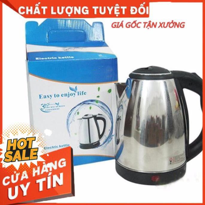 Ấm siêu tốc chất liệu inox dung tích 1.8L Electric Kettle