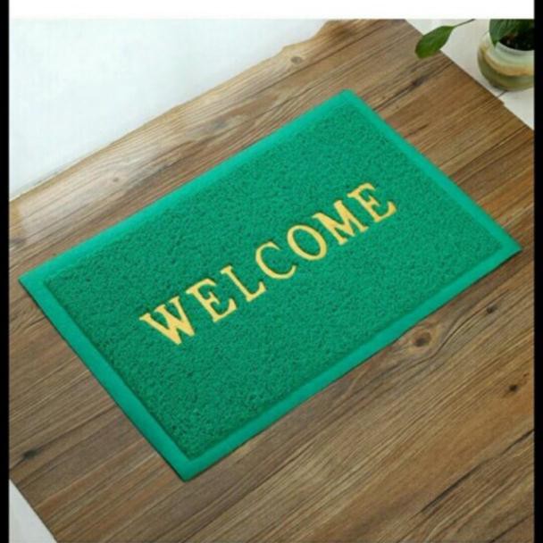 Thảm cước Welcome -  thảm nhựa