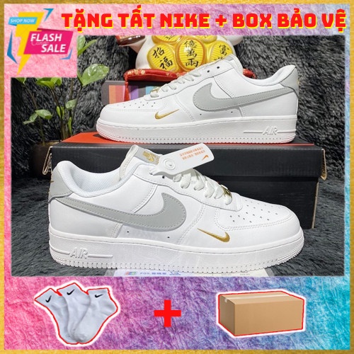 giày af1 nam nữ thể thao sneaker nike ari force 1 vệt xám hót nhất năm 2022 full box