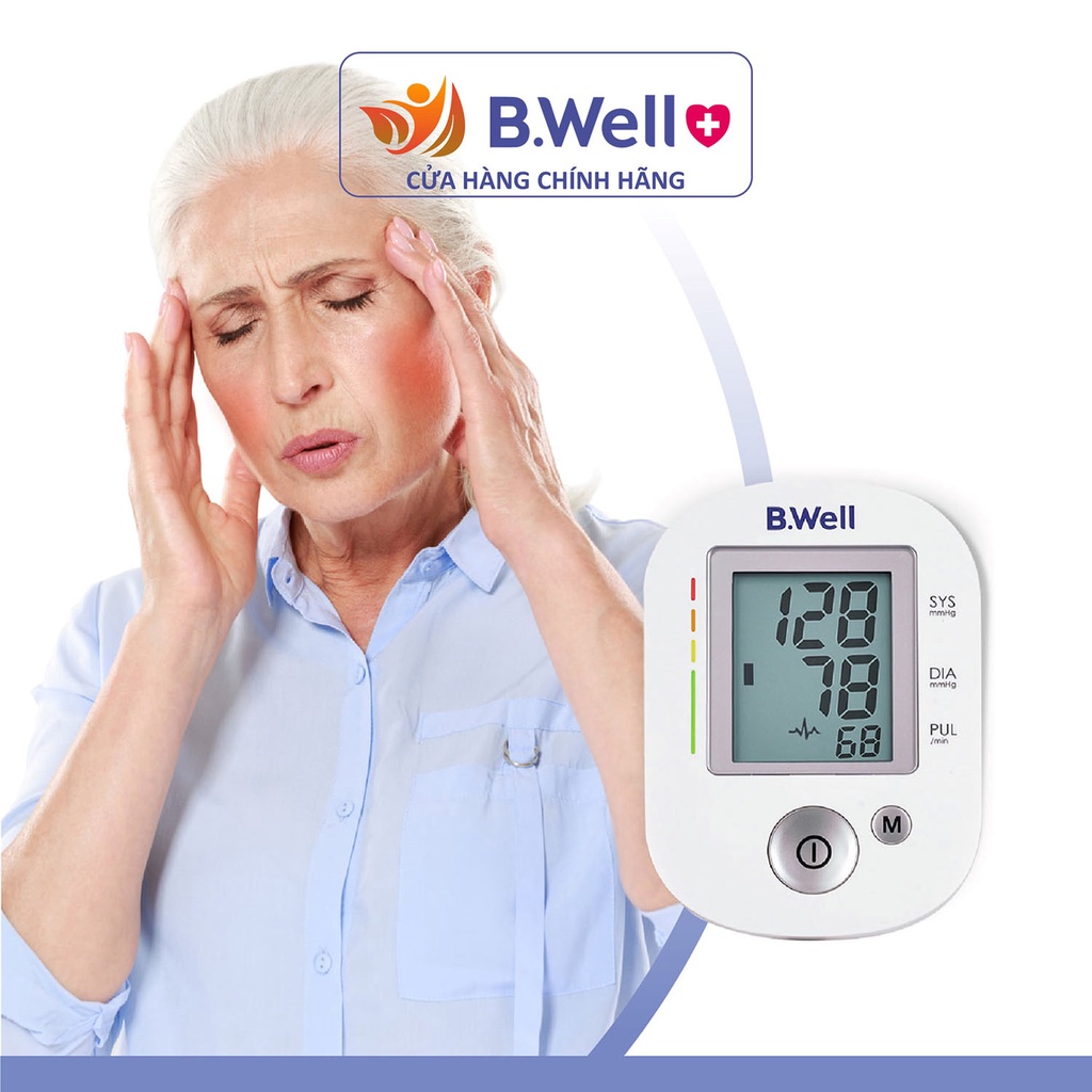 Máy đo huyết áp bắp tay điện tử tự động b.well pro 35 - bwell y tế 360