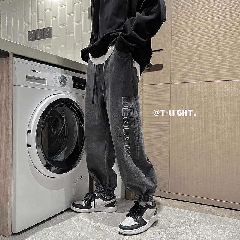 Quần jean ống rộng phong cách hiphop đường phố Hàn Quốc chất lượng cao CPMAX size S-3XL