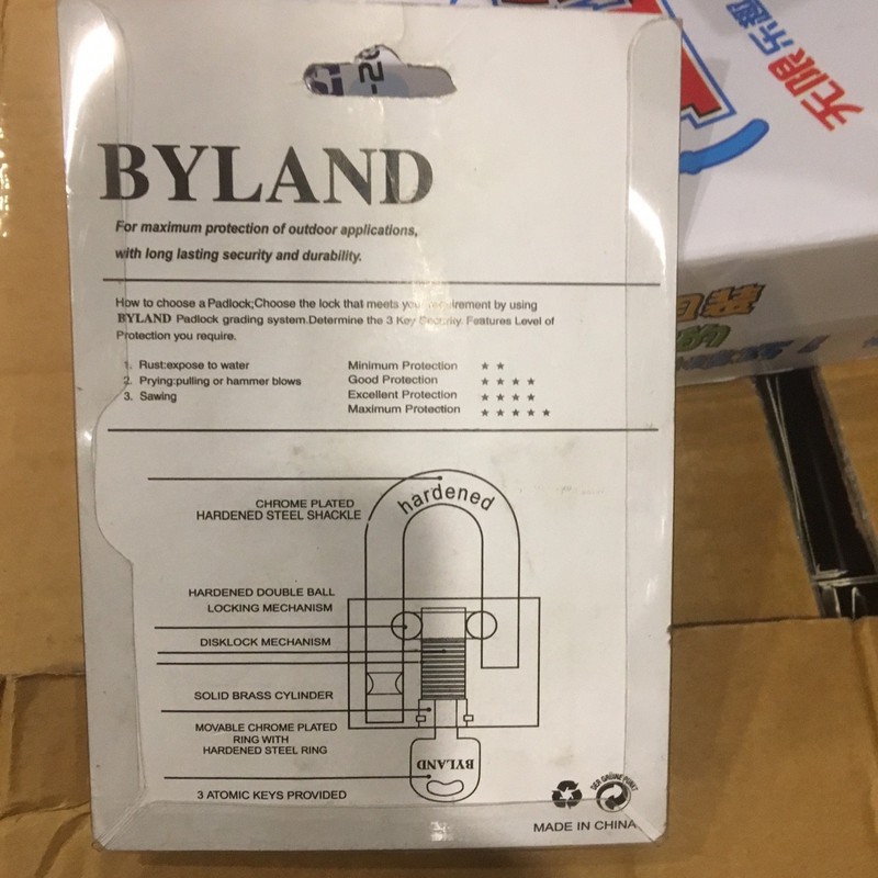 Ổ KHÓA BYLAND 50mm Loại tốt New 2019