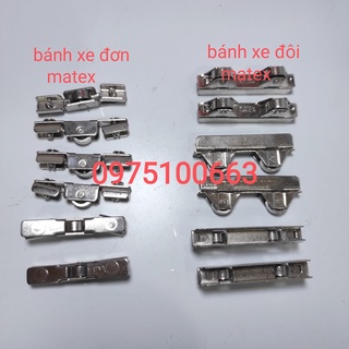 Bánh xe cửa lùa đơn đôi Matex - Bánh xe cửa nhôm-Bánh xe cửa kính-Bánh xe cửa sắt-Bánh xe lùa kính