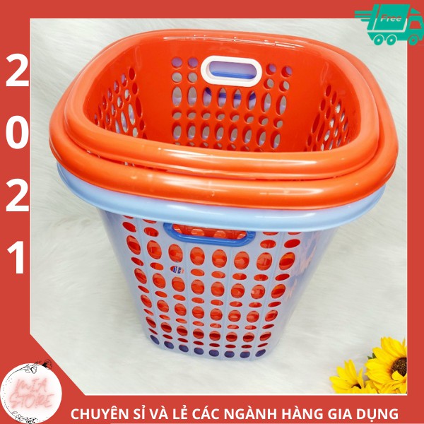 {Chính hãng} Sọt nhựa Duy Tân đựng quần áo/ đựng đồ nhiều size đồ dùng gia đình { size nhỏ + trung}