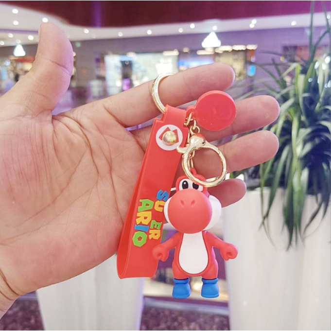 Móc Khóa Cao Cấp Hình Mario Cute phụ kiện Túi Xách dễ thương -Minkey