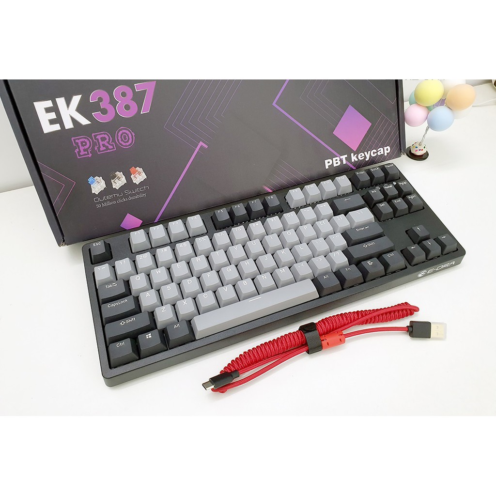 Bàn Phím Cơ E-Dra EK387 PRO - Switch Tùy Chọn
