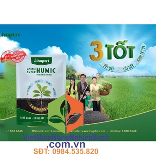 Phân bón lá sinh học Hợp Trí SUPER HUMIC 1kg dạng bột