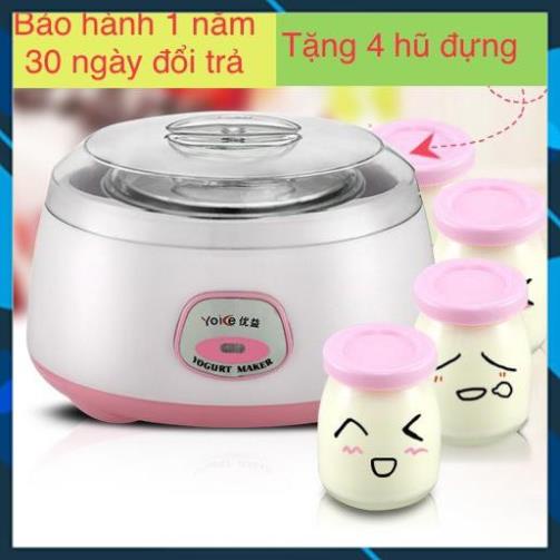 Máy làm sữa chua tự động đa chức năng, sử dụng thép không gỉ INOX 304