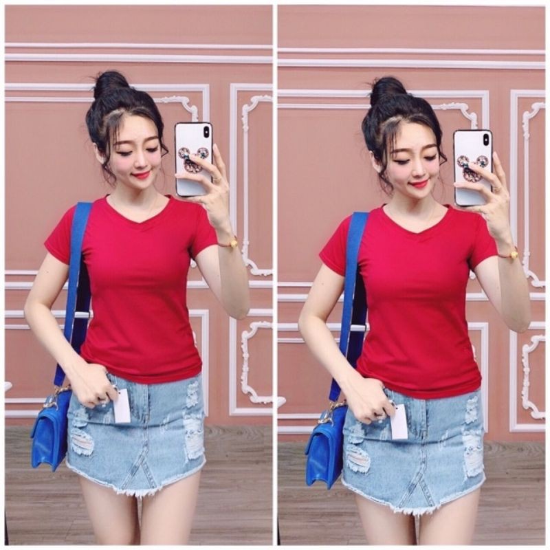 Áo thun cổ tim | BigBuy360 - bigbuy360.vn