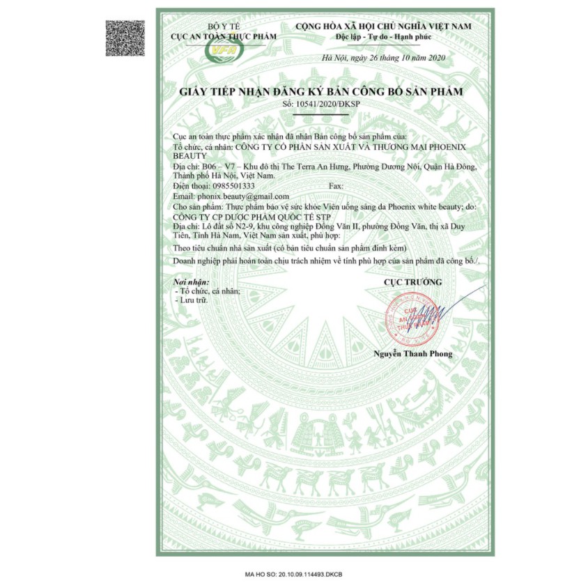 Viên Uống Giúp Sáng Da Trắng Da Làm Mờ Hết Nám Phoenix Beauty | BigBuy360 - bigbuy360.vn