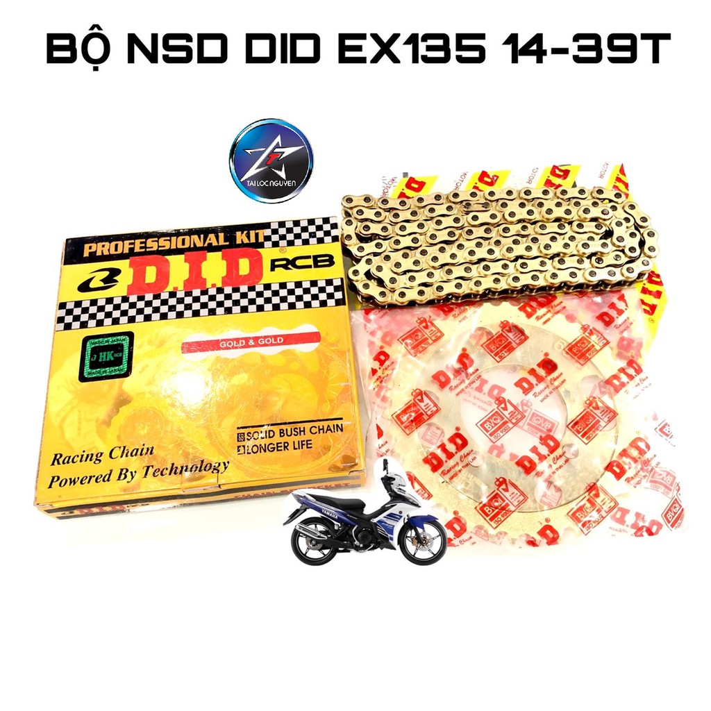 BỘ NHÔNG SÊN DĨA DID CHO EXCITER 135