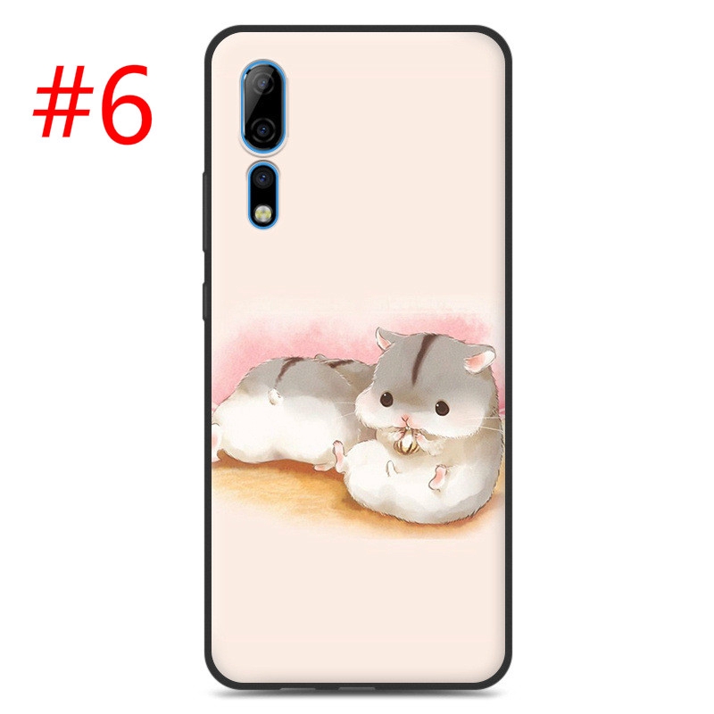 Casing TPU Xiaomi Redmi Note 10 Pro 9S 8T 9 8 7 6 5 Pro 5A Prime 4X 4 lovely Strawberry hamster umbrella Anti-fall protection mobile phone case