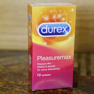 Bao cao su Durex Pleasuremax với gai li ti kết hợp gân xung quanh (Hộp 12 chiếc)