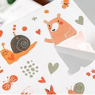 Bộ 3 Sticker mờ họa tiết dễ thương (SM08)