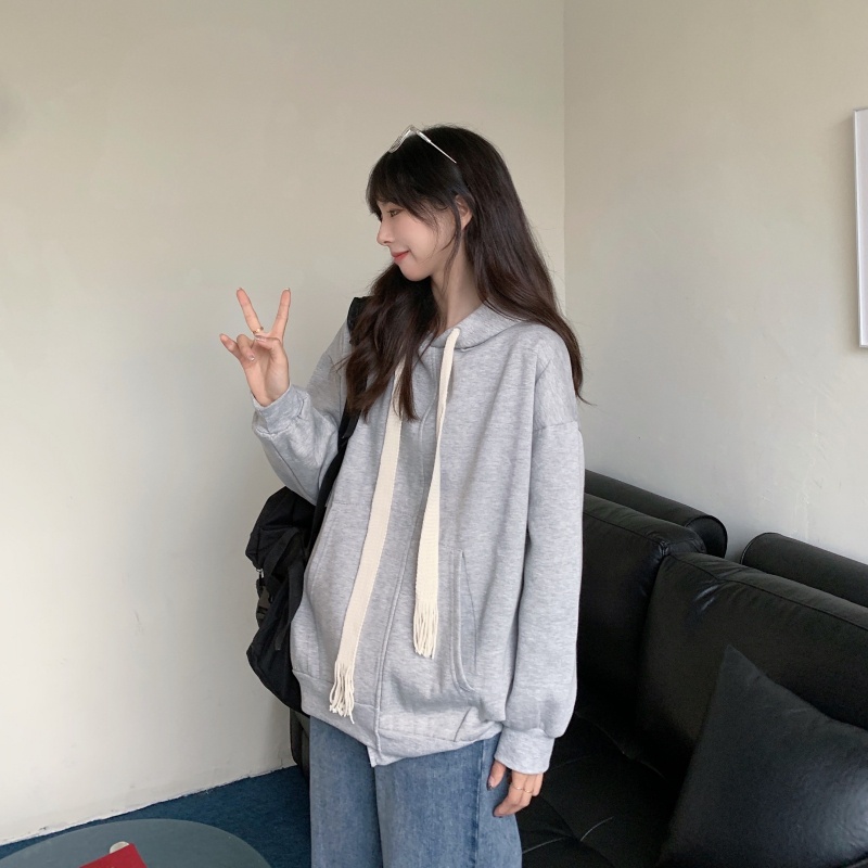 Áo hoodie SUXI tay dài thiết kế mới thời trang mùa thu cho phái nữ