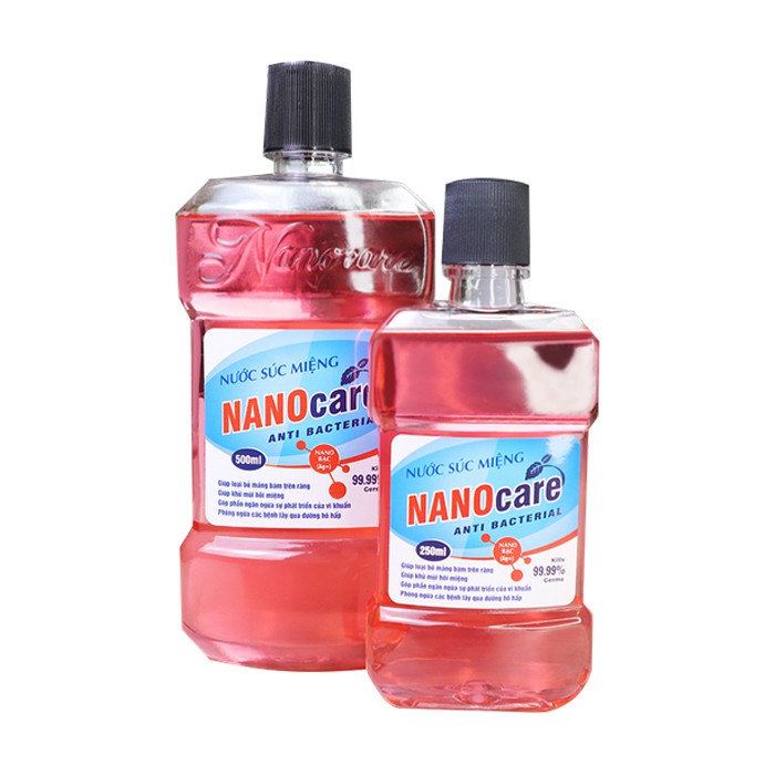 Thảo dược súc miệng tinh chất Mật cau Nanocare 250ml