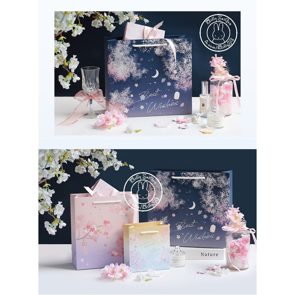 Túi giấy đựng quà tặng MÙA HOA ĐÀO | BigBuy360 - bigbuy360.vn