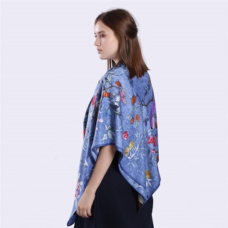 Khăn Choàng Vải Lụa 130*130CM WJ1013-06