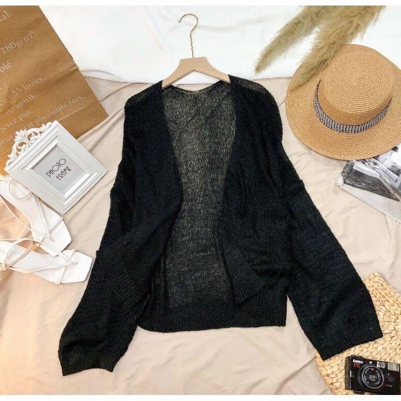 Áo khoác Cardigan len mỏng Bigsize
