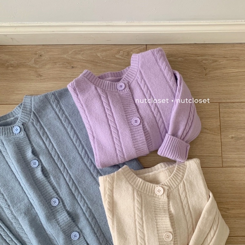 Áo cardigan len vặn thừng _ A0341 | BigBuy360 - bigbuy360.vn