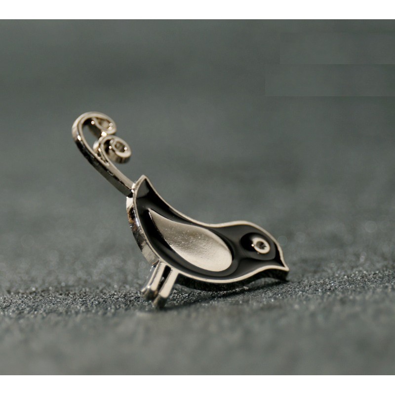 Cài áo Vest Nam thời trang hình con chim GH-194, Lapel Pin cài áo Vest nam