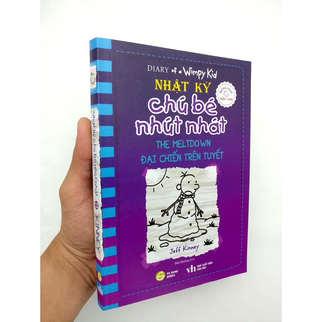 Sách Song Ngữ Việt - Anh - Diary Of A Wimpy Kid - Nhật Ký Chú Bé Nhút Nhát - Tập 13: Đại Chiến Trên Tuyết - The Meltdown