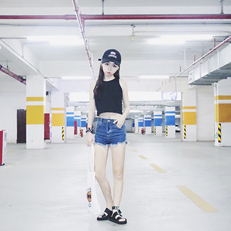 IELGY   Sexy Nude Skinny Tank Top