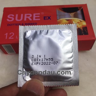 Bao Cao Su Sure Đỏ 12s