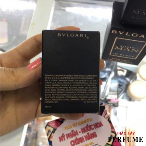 Nước Hoa Nam Bvlgari Man In Black Edp 5Ml [ Chính Hãng ]