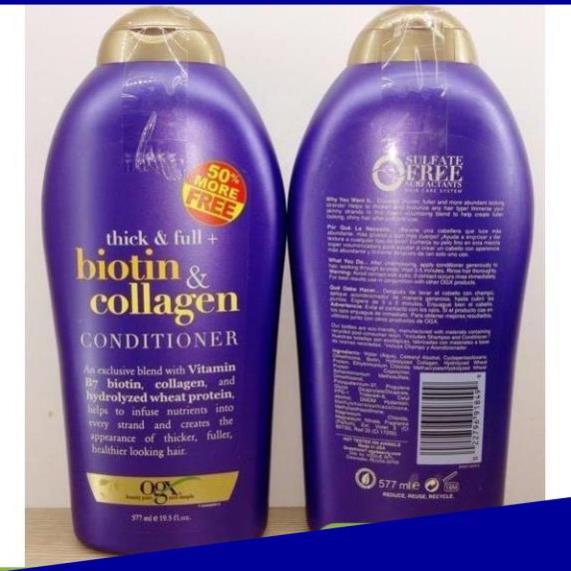 Biotin Collagen✅FREESHIP✅Biotin Collagen Chống Rụng Tóc Và Kích Thích Mọc Tóc✅Biotin Collagen 1 cặp Dầu Gội+Xả