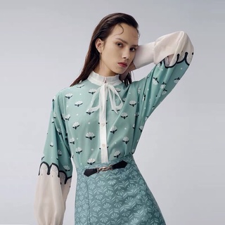 Áo sơ mi phối màu Lily