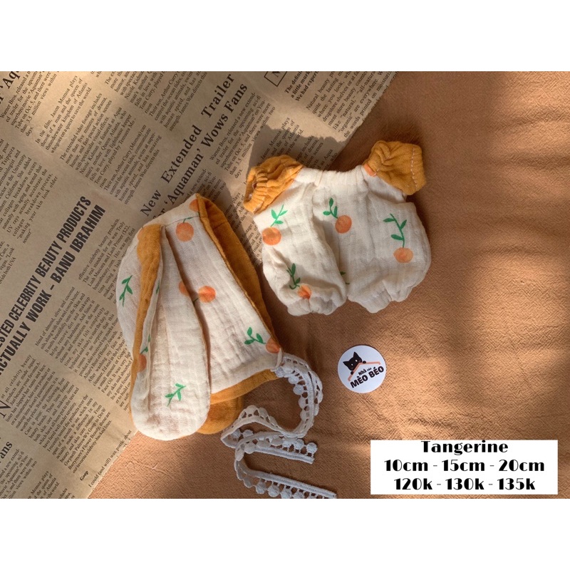 Outfit for doll bộ liền cute cho doll 20cm và 15cm