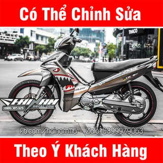 Tem Trùm Sirius Fi bạc cá mập