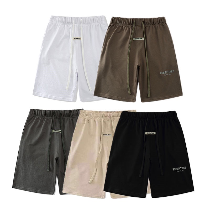 Quần short thể thao cotton lưng thun thời trang mùa hè cho nam nữ