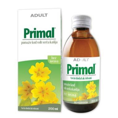 Siro Giảm Ho Không Đường Primal Syrup - Phù Hợp Với Người Tiểu Đường 150gr