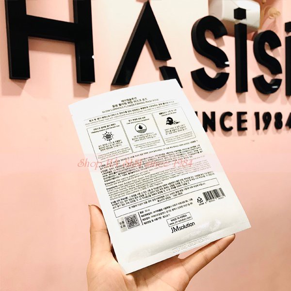 Mặt Nạ Dưỡng Ẩm, Săn Chắc Da Chiết Xuất Hoa Hồng  JMSOLUTION - Glow Luminous Flower Firming Mask 30ml
