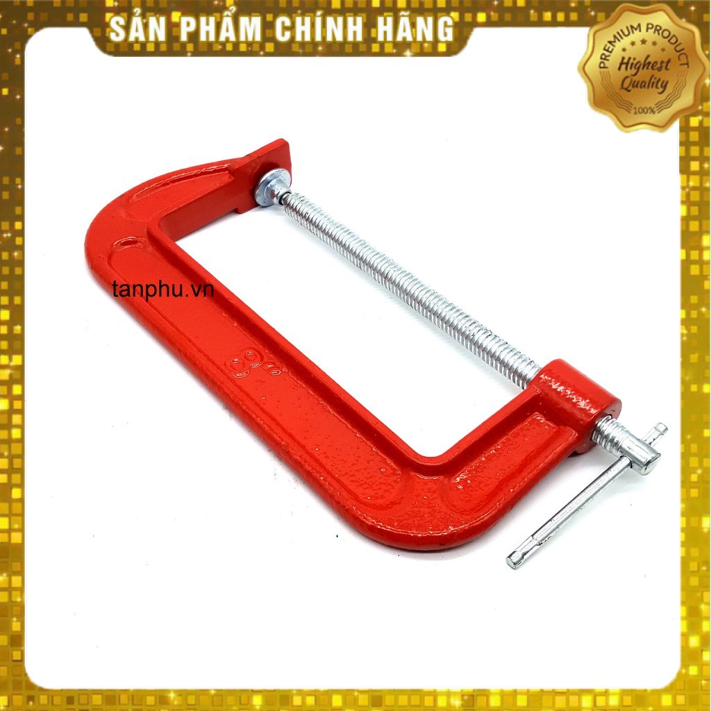 CẢO ( KẸP) CHỮ C 8 IN- GANG CAO CẤP