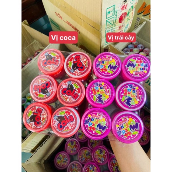 {Xả Kho} KẸO C SÁP ROSCELA THÁI LAN HÌNH ỐNG VỊ COCA / VỊ DÂU / VỊ TRÁI CÂY
