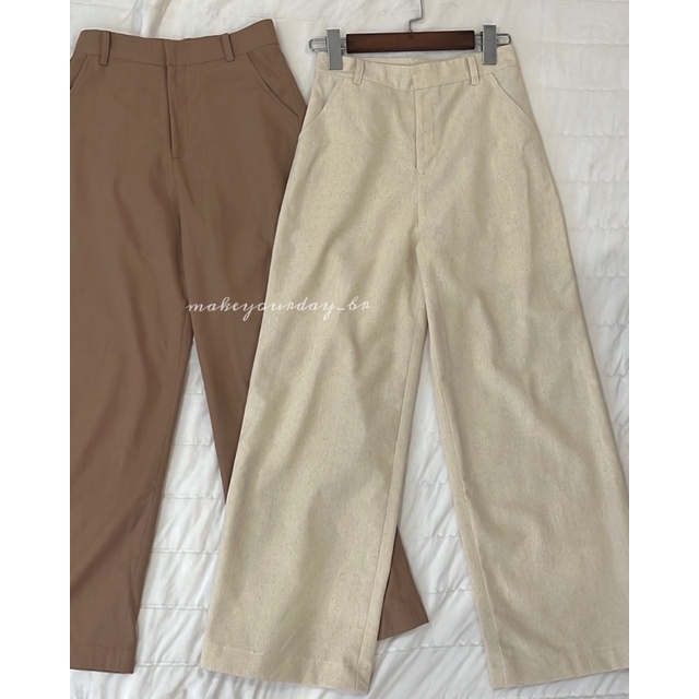 MYD. - Quần Dài Linen Thiết Kế Linn Pants