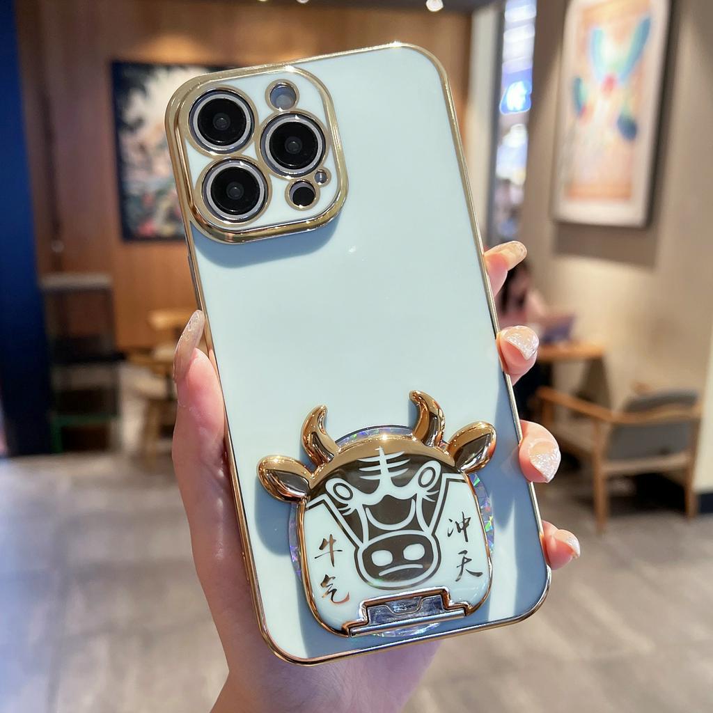 Ốp Điện Thoại Có Giá Đỡ Nam Châm 6d Cho iPhone 6 + 6s + 7 + 8 + xs max xr 11 pro max 12 pro max Niu 13 pro max 14 + 14